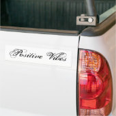Positieve Vibes Bumpersticker (Op Truck)