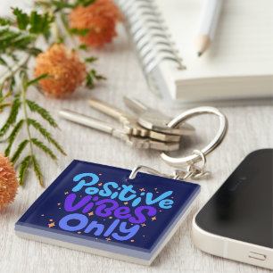 POSITIEVE VIBES CADEAU MOM DAD BAAS ZUS DOCHTER SLEUTELHANGER