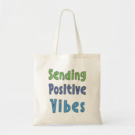Positieve Vibes-Canvas tas verzenden