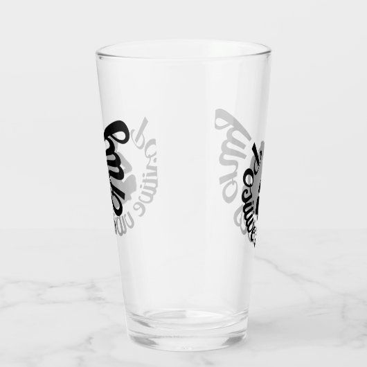 Positieve Vibes citeert alleen Zen Yoga Meditation Glas (Rechts)