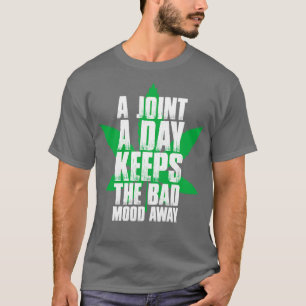 Positieve vibes dagelijks een gewricht per dag T-s T-shirt