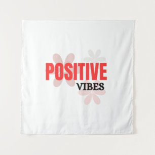 Positieve Vibes – Goede Energie Inspirerende Bloem Wandkleed