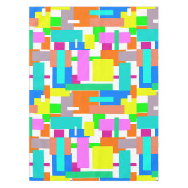 Positieve Vibes Happy Colors Abstracte Art Blokken Tafelkleed