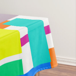 Positieve Vibes Happy Colors Abstracte Art Blokken Tafelkleed