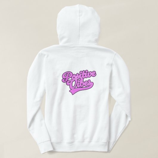 Positieve Vibes Hoodie (Design achterkant)