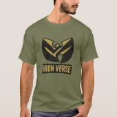 POSITIEVE VIBES IJZEREN VERSE T-SHIRT (Voorkant)