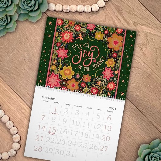 Positieve Vibes Inspirerend 2024-versie Inspirivit Kalender