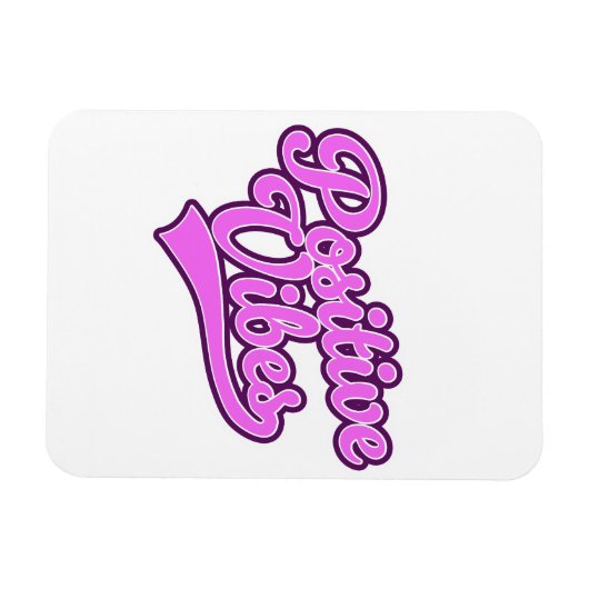 Positieve Vibes Magneet (Horizontaal)