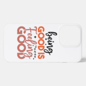 Positieve vibes | Motivatie prijsopgave iPhone Hoesje (Achterkant horizontaal)