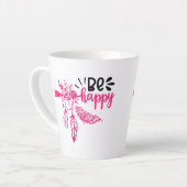 Positieve vibes | Motivatie prijsopgave Latte Mok (Linkerhoek)