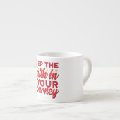 Positieve Vibes | Motiverende Spreuk Espresso Kop (Voorkant rechts)
