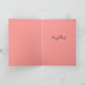 Positieve Vibes Only Leuk Bloemen Vrolijk Inspirer Kaart (Binnen)