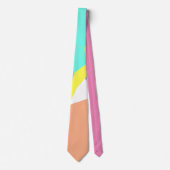 Positieve Vibes Pastel Colors Abstract Art Stropda Stropdas (Voorkant)