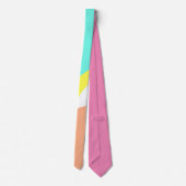 Positieve Vibes Pastel Colors Abstract Art Stropda Stropdas (Achterkant)