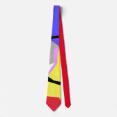 Positieve Vibes Pastel Colors Abstract Art Stropda Stropdas (Voorkant)