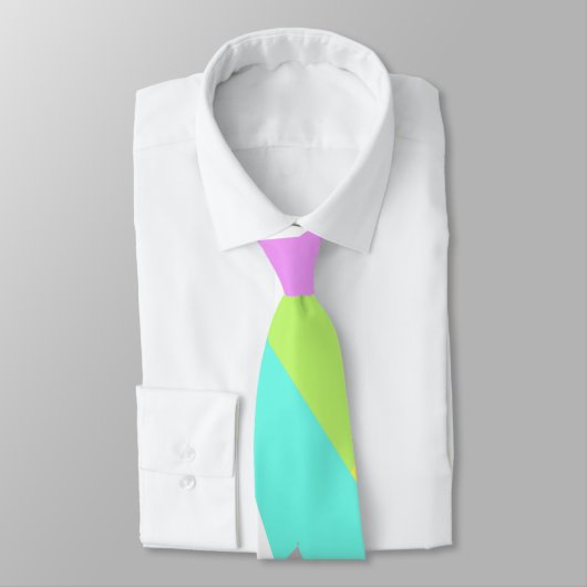 Positieve Vibes Pastel Colors Abstract Art Stropda Stropdas (Gebonden)