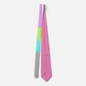 Positieve Vibes Pastel Colors Abstract Art Stropda Stropdas (Achterkant)