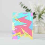 Positieve Vibes Pastel Colors Abstract Briefkaart (Staand voorkant)