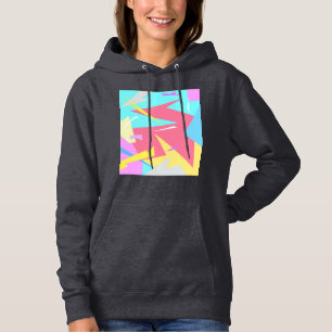 Positieve Vibes Pastel Colors Abstract Hoodie