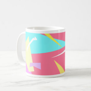 Positieve Vibes Pastel Colors Abstract Koffiemok