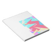 Positieve Vibes Pastel Colors Abstract Notitieblok (Schuin)