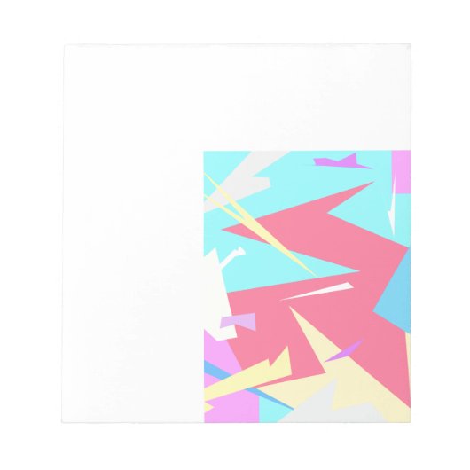 Positieve Vibes Pastel Colors Abstract Notitieblok (Voorkant)