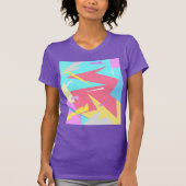 Positieve Vibes Pastel Colors Abstract T-shirt (Voorkant)