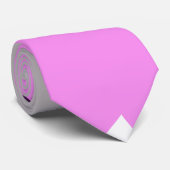 Positieve Vibes Pastel Paarse Minimalistische Stro Stropdas (Opgerold)