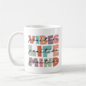 Positieve vibes positief leven Inspirerend Koffiemok (Links)