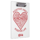 Positieve Vibes Positief Leven Klembord (Rechts)