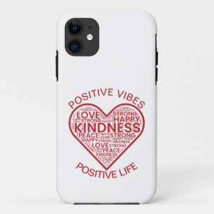 Positieve Vibes Positive Life iPhone 11 Hoesje