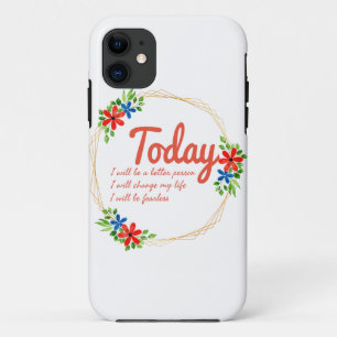positieve vibes quotes voor succes Case-Mate iPhone case