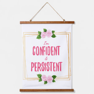 positieve vibes quotes voor succes hangend wandkleed