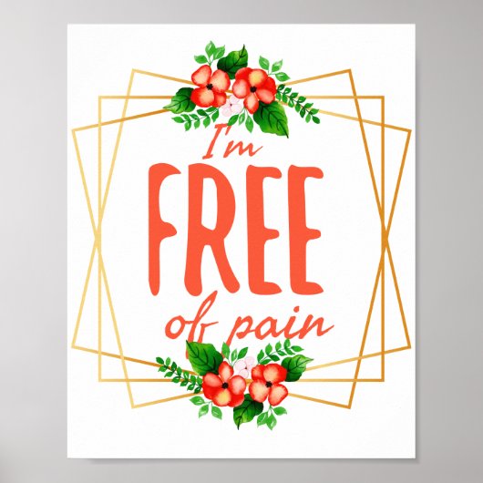positieve vibes quotes voor succes poster (Voorkant)