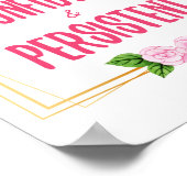 positieve vibes quotes voor succes poster (Hoek)