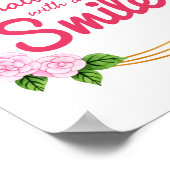 positieve vibes quotes voor werk , leven en succes poster (Hoek)