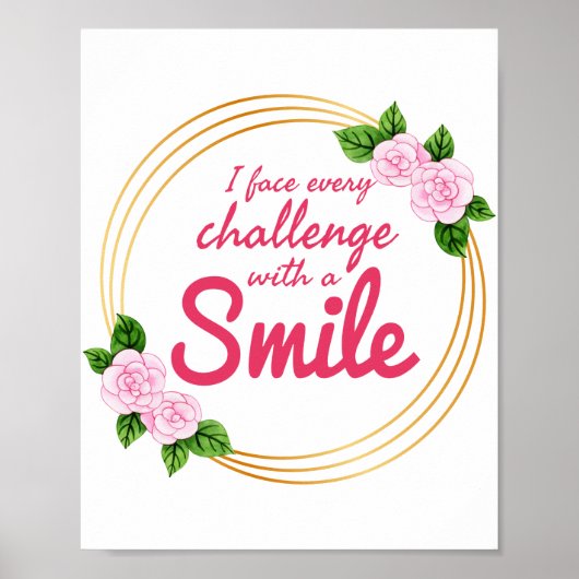 positieve vibes quotes voor werk , leven en succes poster (Voorkant)