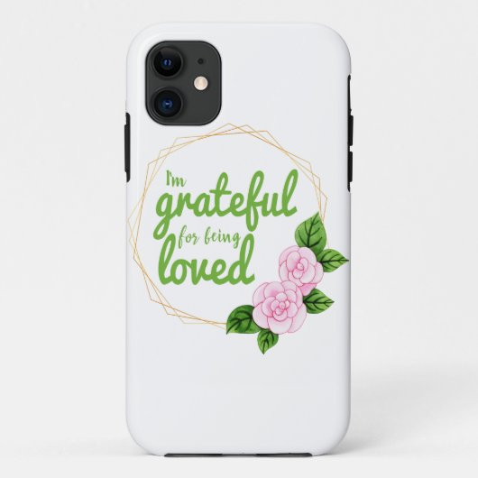 positieve vibes quotes voor zelfaanvaarding Case-Mate iPhone case (Achterkant)