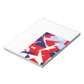 Positieve Vibes Red Blue Notitieblok (Linkerzijde)