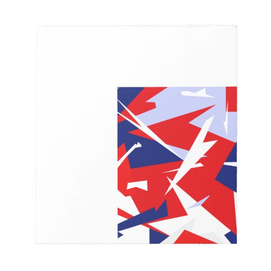 Positieve Vibes Red Blue Notitieblok (Voorkant)