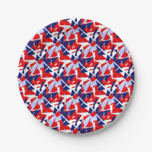 Positieve Vibes Red Blue Papieren Bordje