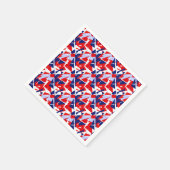 Positieve Vibes Red Blue Servet (Hoek)