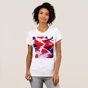 Positieve Vibes Red Blue T-shirt