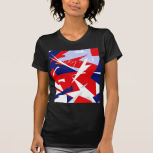 Positieve Vibes Red Blue T-shirt