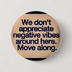positieve vibes ronde button 5,7 cm