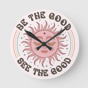 Positieve Vibes Ronde Klok