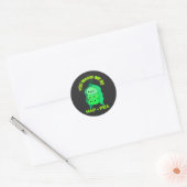 positieve vibes ronde sticker (Envelop)