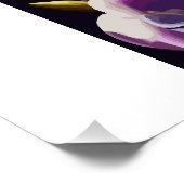 Positieve vibes rondom muurkunst perfect poster (Hoek)