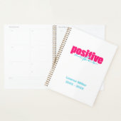 Positieve Vibes Roze & Turquoise Meisjesachtige Da Planner (Display)