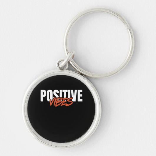Positieve Vibes Sleutelhanger (Voorkant)